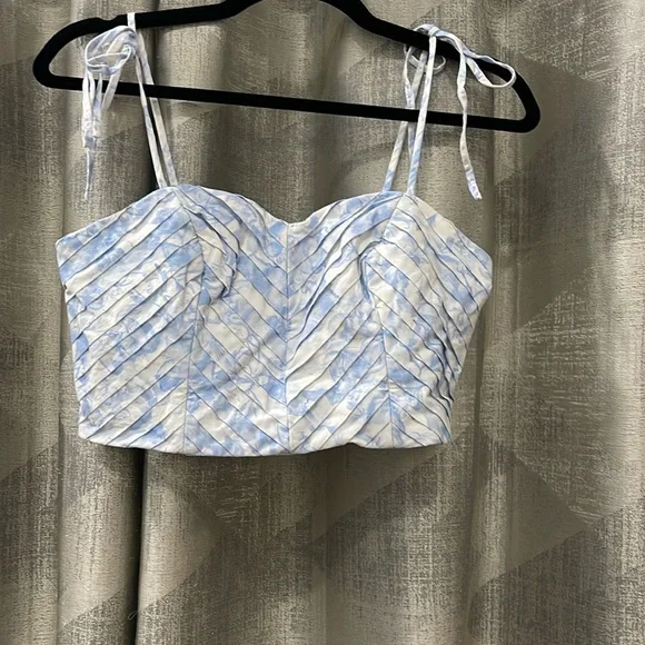 Club Monaco Chemise Pleat Detail Top - Picture 7 of 8